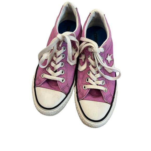 Converse Star Player OX Purple White Low Top Shoes Mens Size 4.5 Sneaker 128651F - Picture 5 of 15
